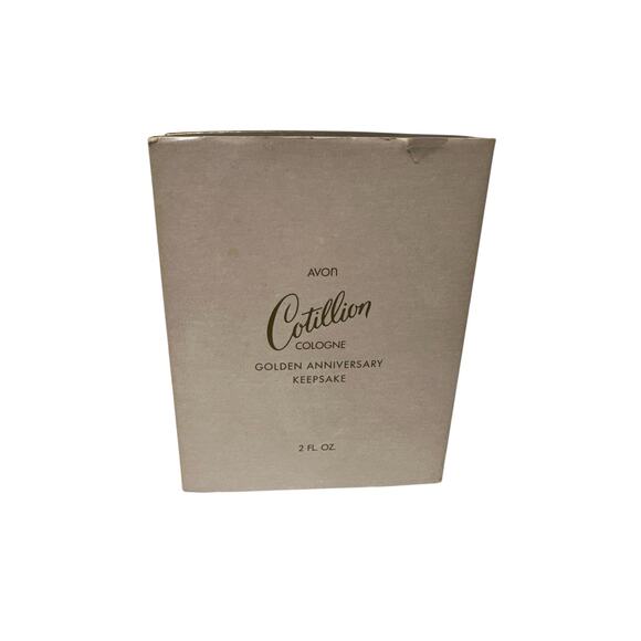 Vintage Avon Cotillion Cologne Golden Anniversary Keepsake 2 fl oz Fragrance Box - Picture 4 of 5
